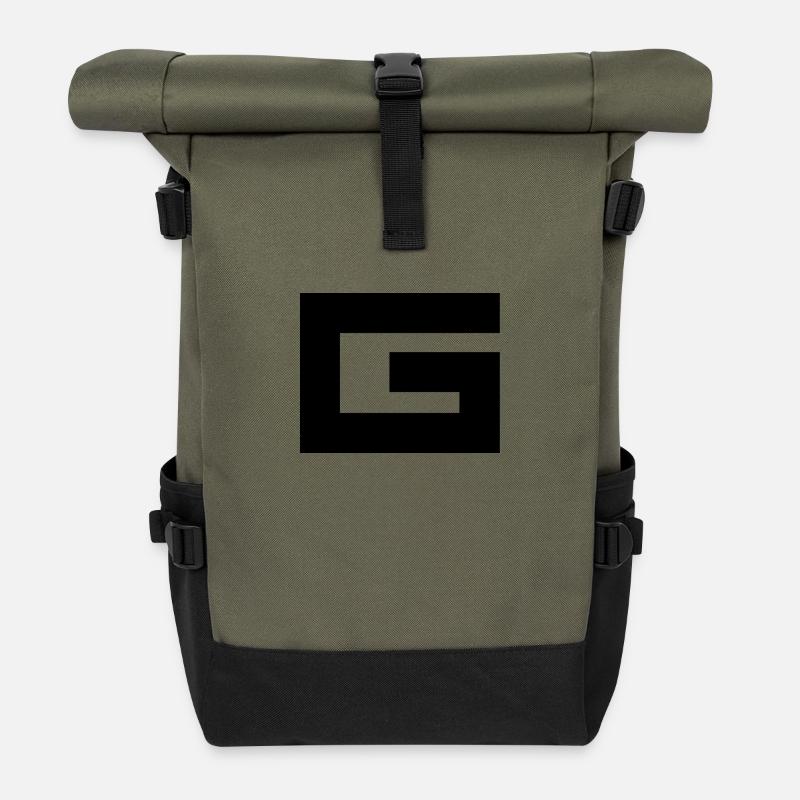 G - Sac à dos roll top - olive/noir