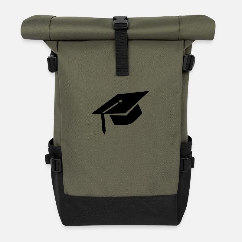 Doktorhut - Rolltop Rucksack - Olive/Schwarz