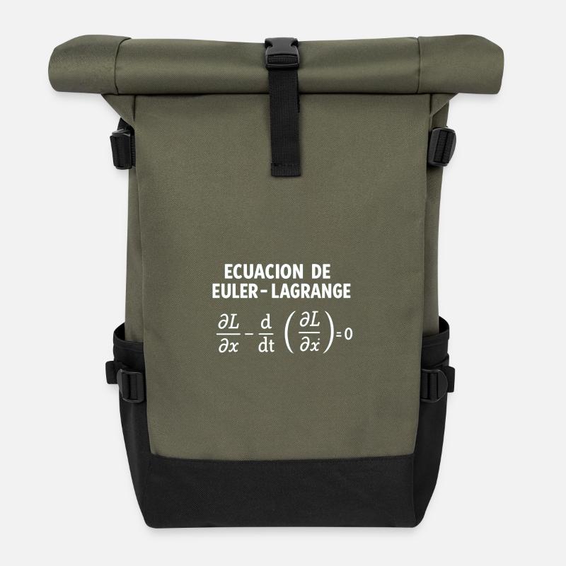EC-EULER-LAGRANGE - Sac à dos roll top - olive/noir