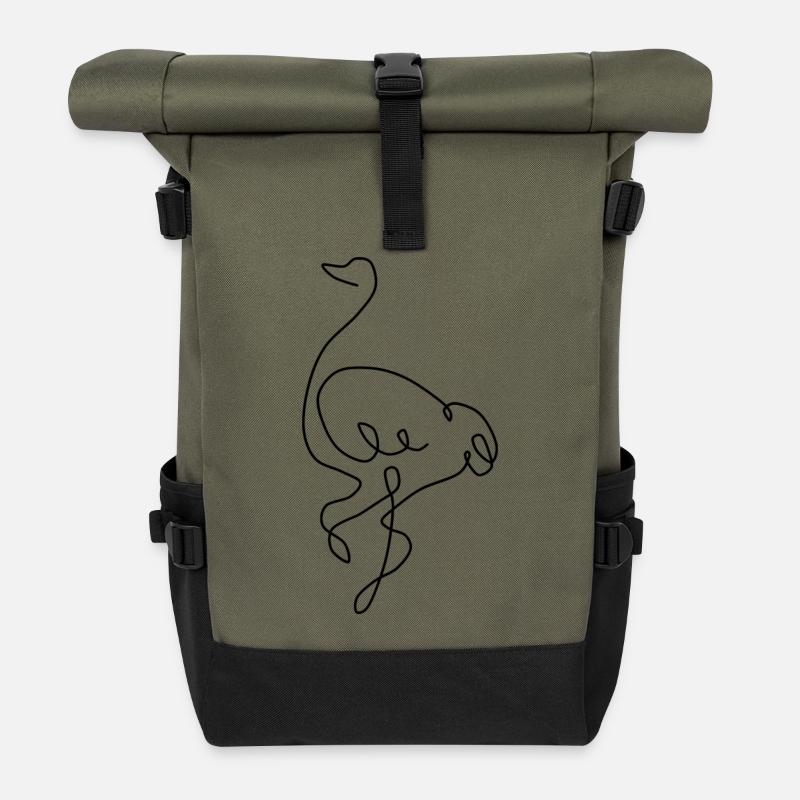 Strauss - Rolltop Rucksack - Olive/Schwarz