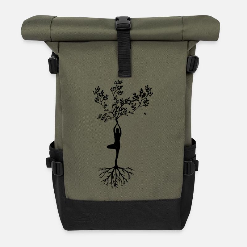Jogabaum - Rolltop Rucksack - Olive/Schwarz