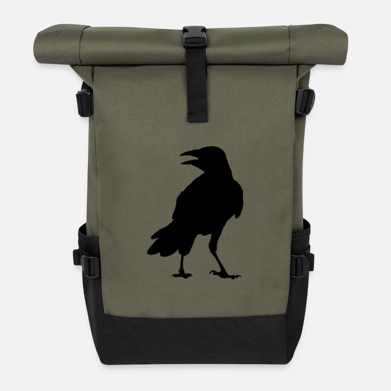 Raabe - Roll Top Backpack - olive/black