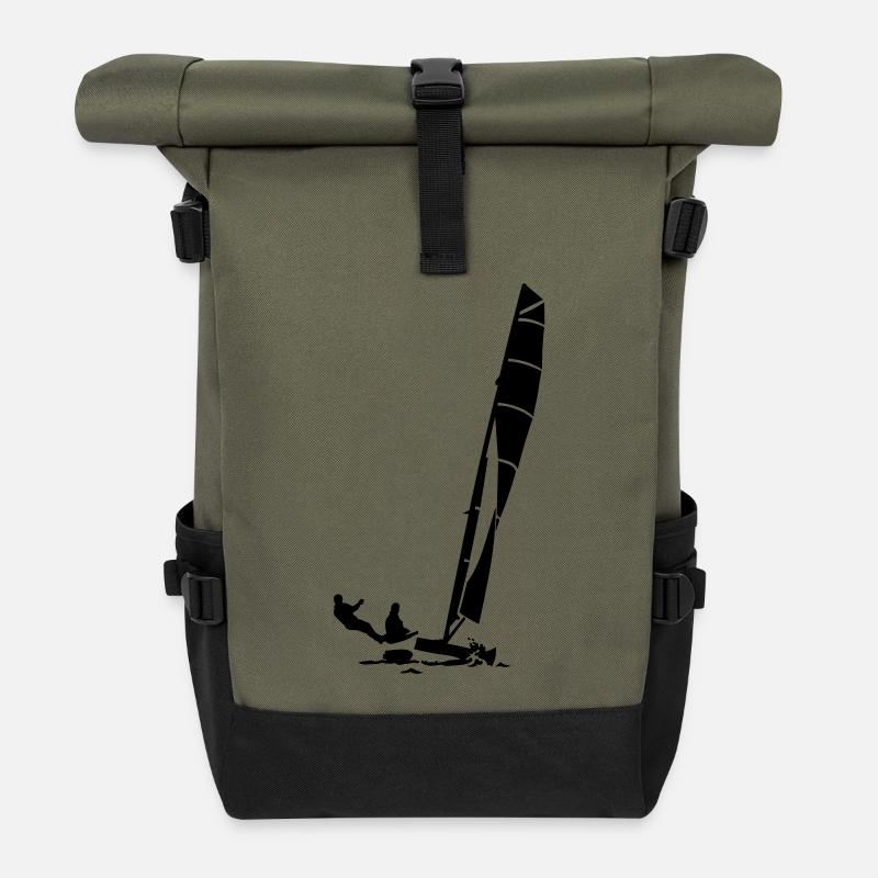 Katamaran - Rolltop Rucksack - Olive/Schwarz