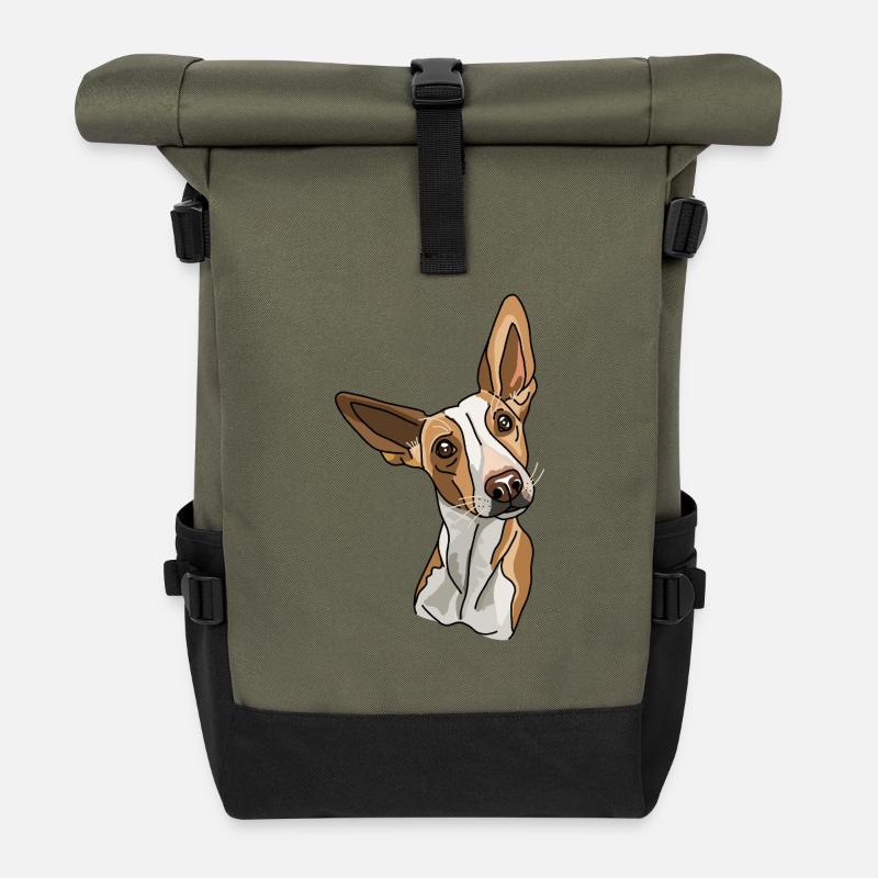 Podenco - Rolltop Rucksack - Olive/Schwarz