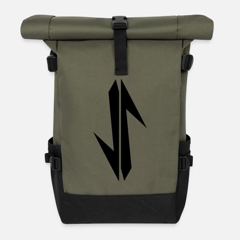 zeichen - Rolltop Rucksack - Olive/Schwarz