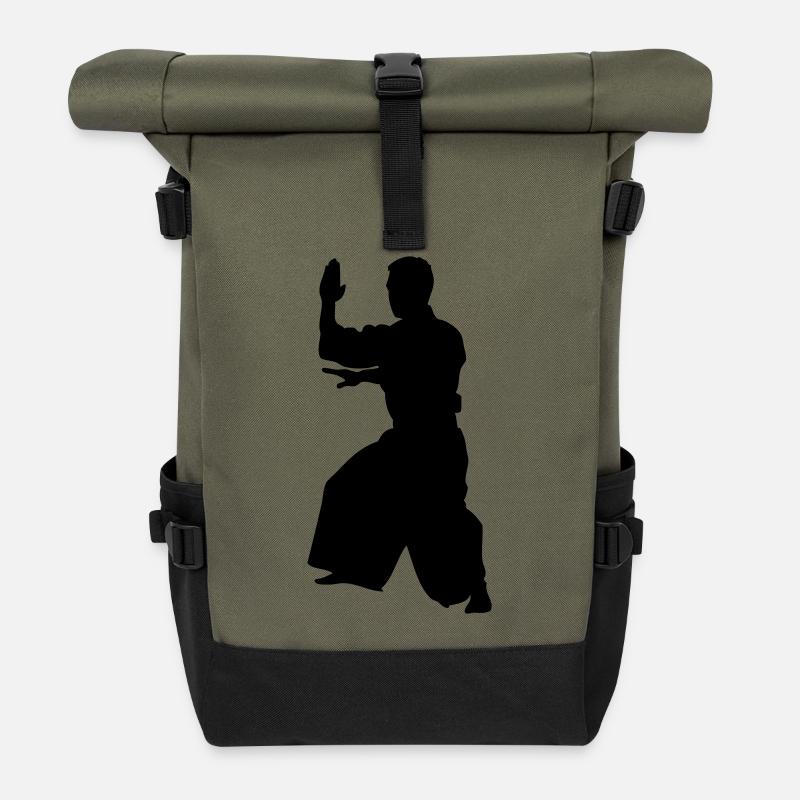 Aikido - Rolltop Rucksack - Olive/Schwarz