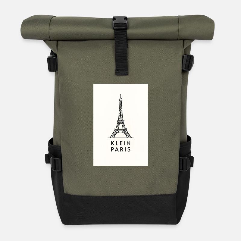 Klein Paris - Rolltop Rucksack - Olive/Schwarz