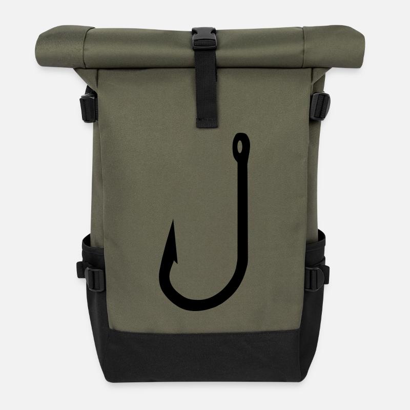 haak - Sac à dos roll top - olive/noir
