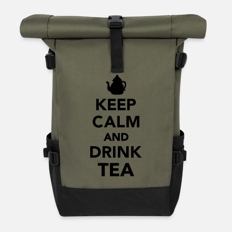 Tee - Rolltop Rucksack - Olive/Schwarz