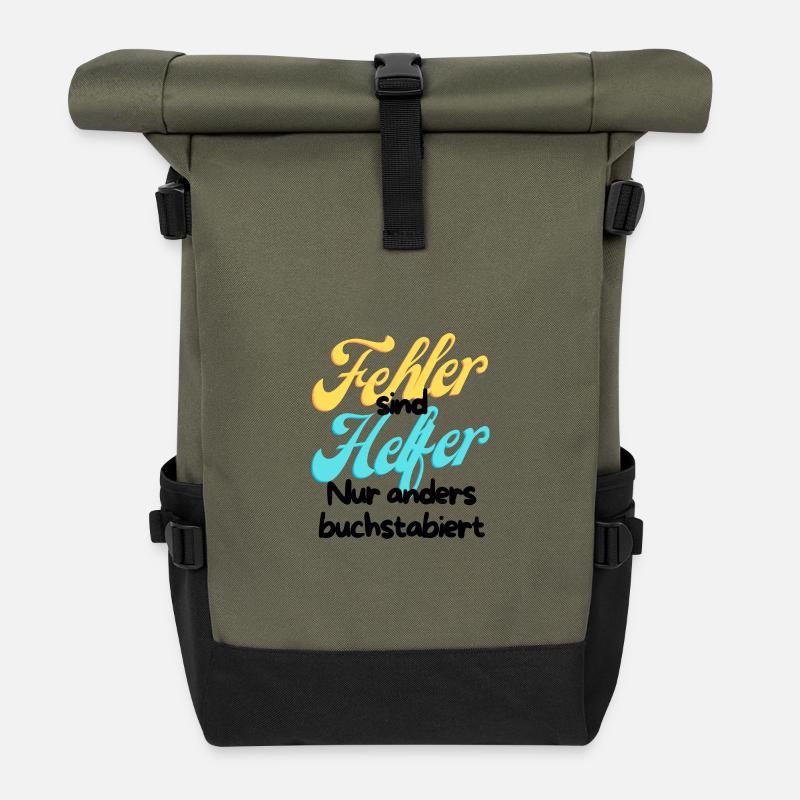 Script de dégradé d’erreur Helper - Sac à dos roll top - olive/noir