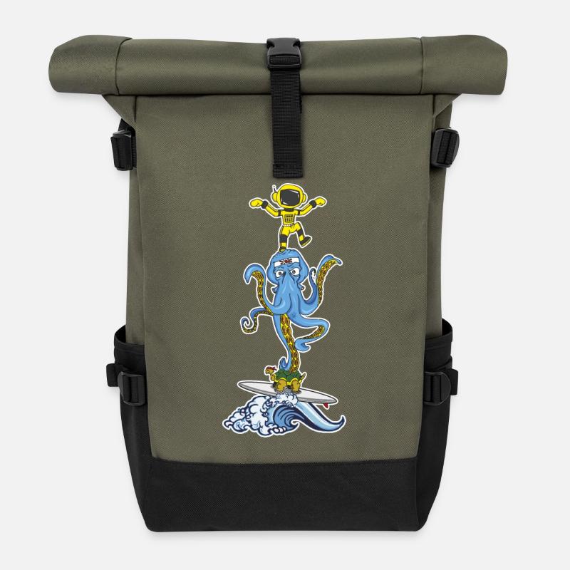 Kampfsport - Rolltop Rucksack - Olive/Schwarz