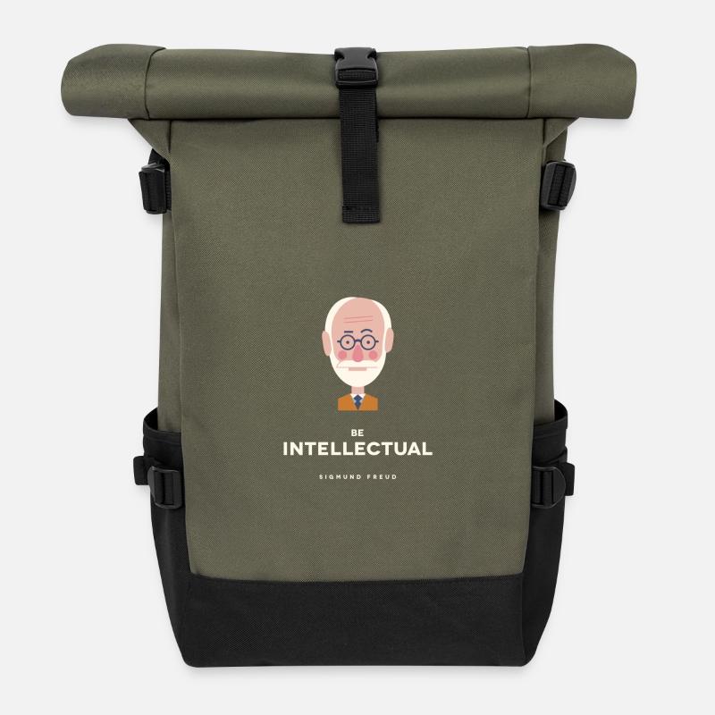 Sigmund Freud - Rolltop Rucksack - Olive/Schwarz