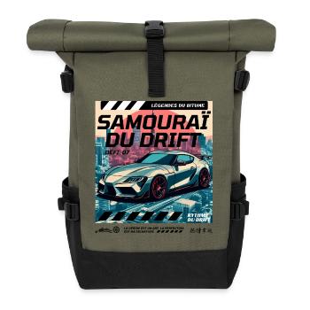Samouraï Drift Urbaine - Sac à dos roll top - olive/noir - Devant