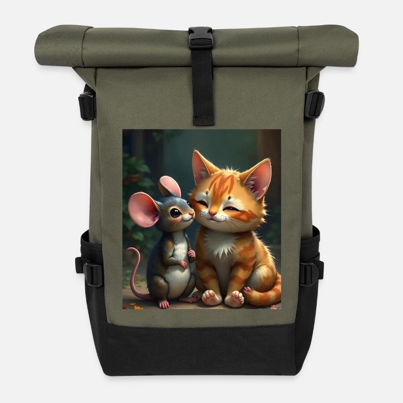 Didimaus69 - Rolltop Rucksack - Olive/Schwarz