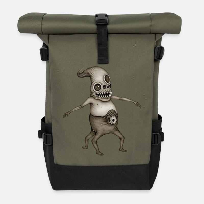 BUG #13 – dunkle Hölle - Rolltop Rucksack - Olive/Schwarz