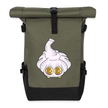 BITE - Roll Top Backpack - olive/black - Front