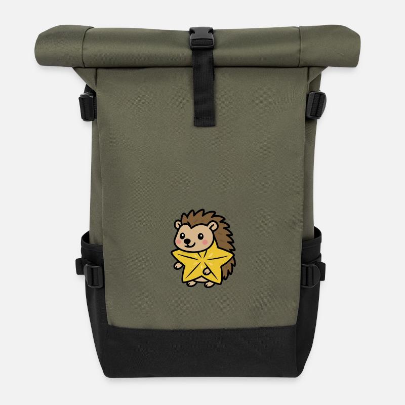 Sternigel - Rolltop Rucksack - Olive/Schwarz