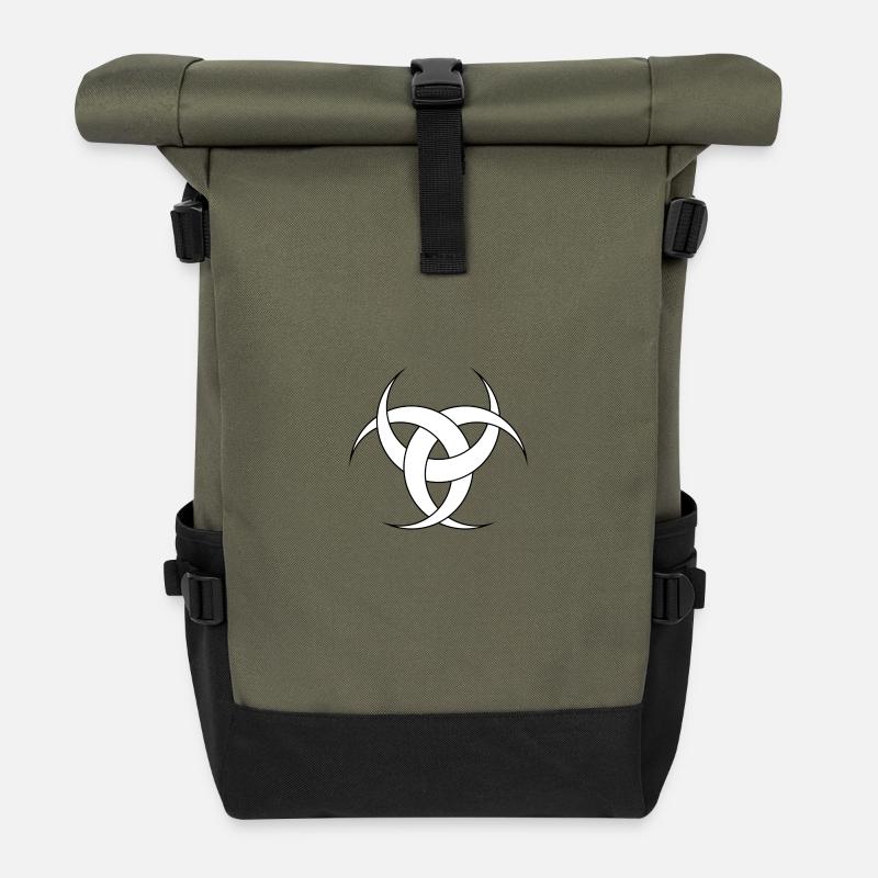 Girondins Bordeaux - Rolltop Rucksack - Olive/Schwarz