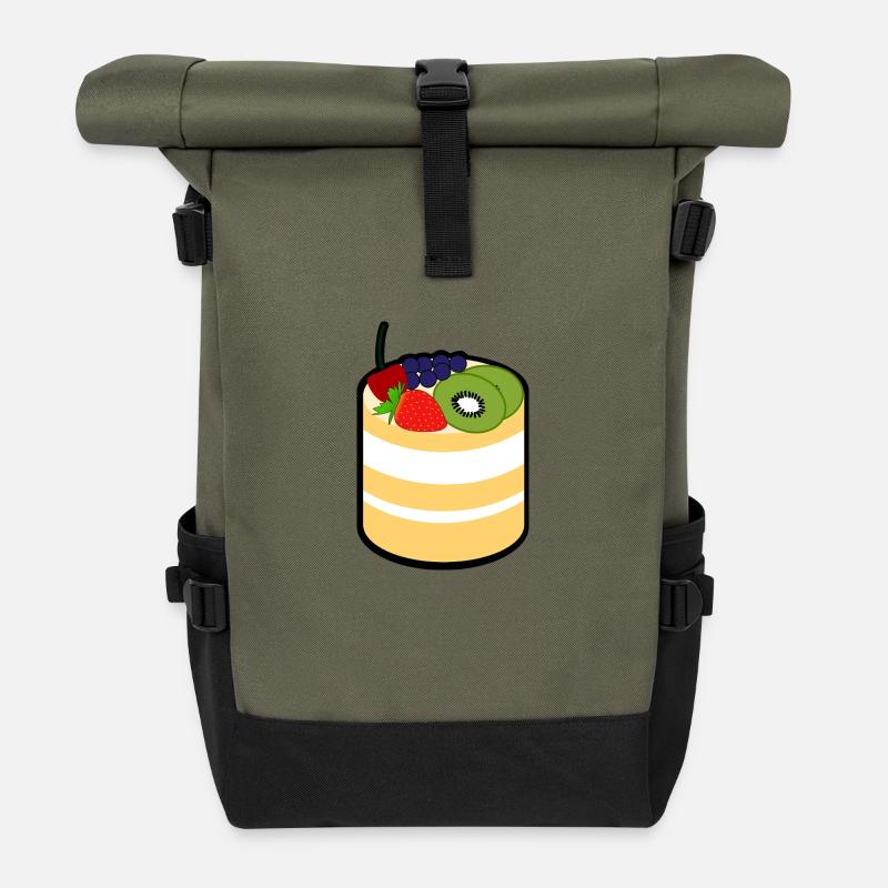 Kuchen - Rolltop Rucksack - Olive/Schwarz