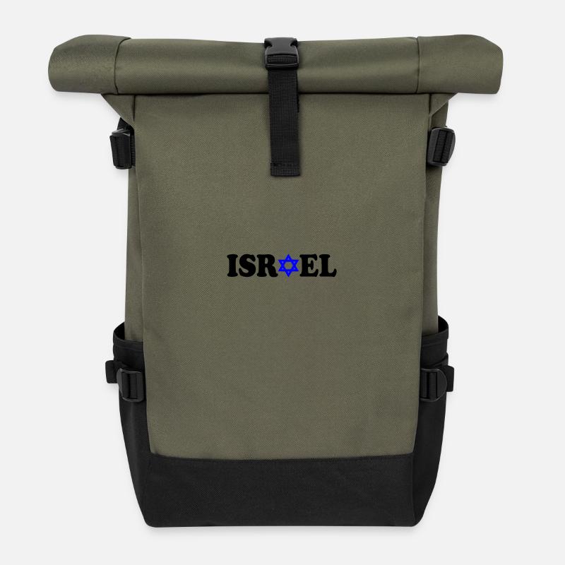 Israel - Rolltop Rucksack - Olive/Schwarz