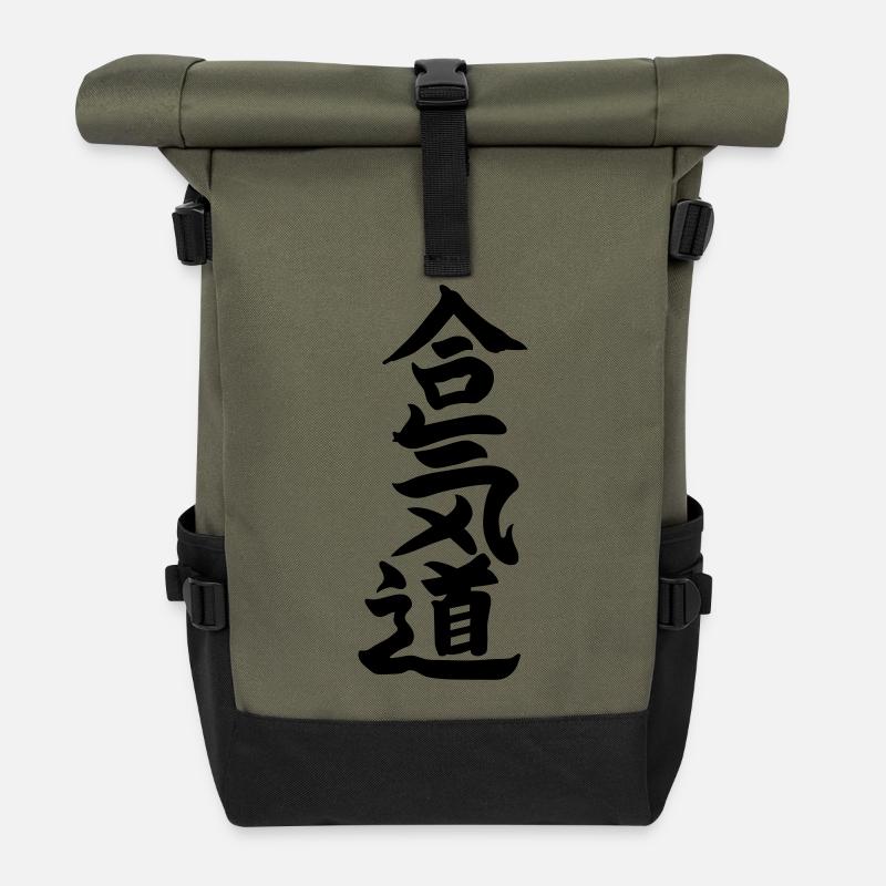 Aikido - Rolltop Rucksack - Olive/Schwarz