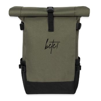 bete - Rolltop Rucksack - Olive/Schwarz - Vorne