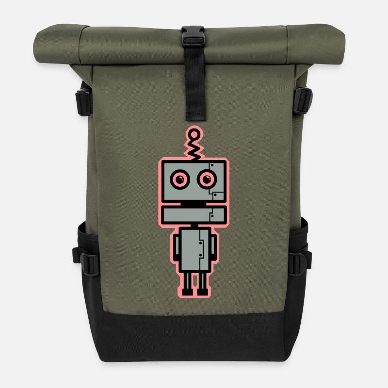 BETA - Rolltop Rucksack - Olive/Schwarz