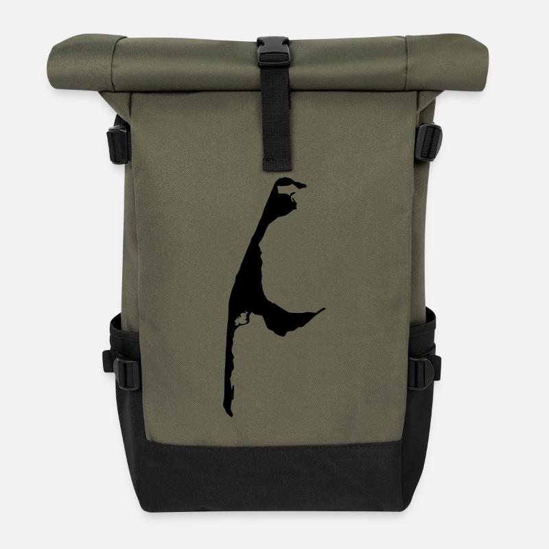 Sylt - Rolltop Rucksack - Olive/Schwarz