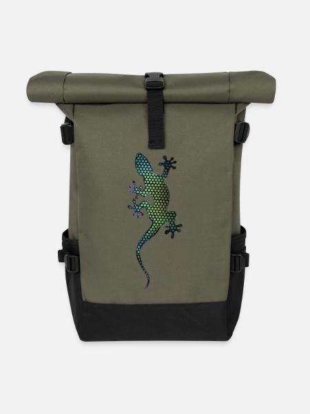 Gecko 1.3 - Rolltop Rucksack - Olive/Schwarz