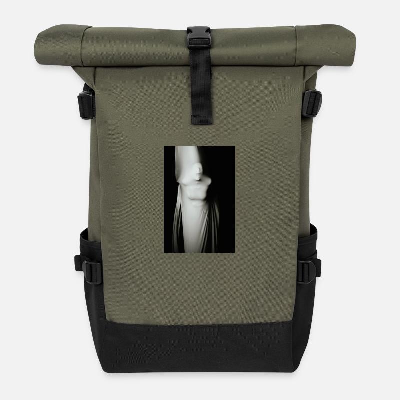 Colère cachée - Sac à dos roll top - olive/noir