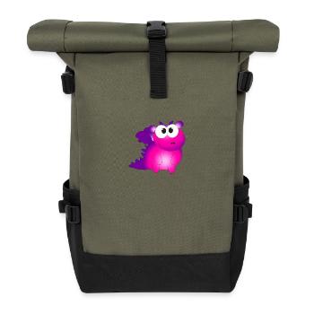 Tiffy - Rolltop Rucksack - Olive/Schwarz - Vorne