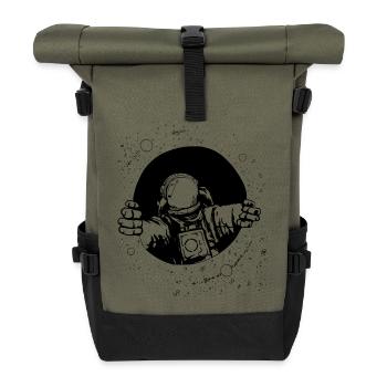 Astronaut - Sac à dos roll top - olive/noir - Devant