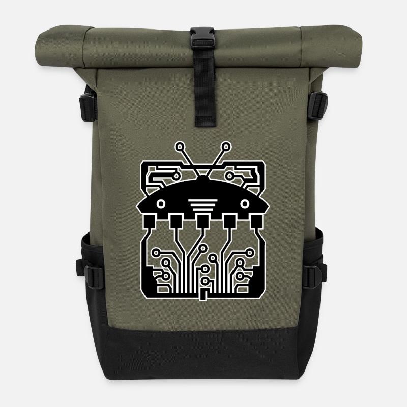RCB-23 - Sac à dos roll top - olive/noir