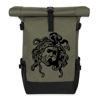 Head of Medusa Caravaggio - Roll Top Backpack - olive/black - Front