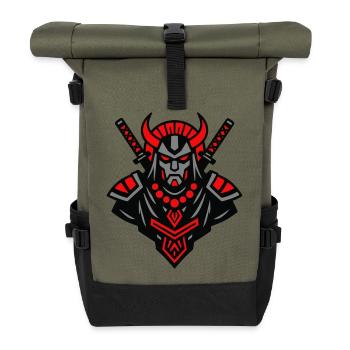 Samouraï Devil Warrior - Sac à dos roll top - olive/noir - Devant