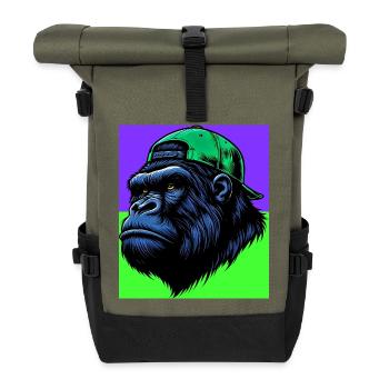 Gorilla - Rolltop Rucksack - Olive/Schwarz - Vorne