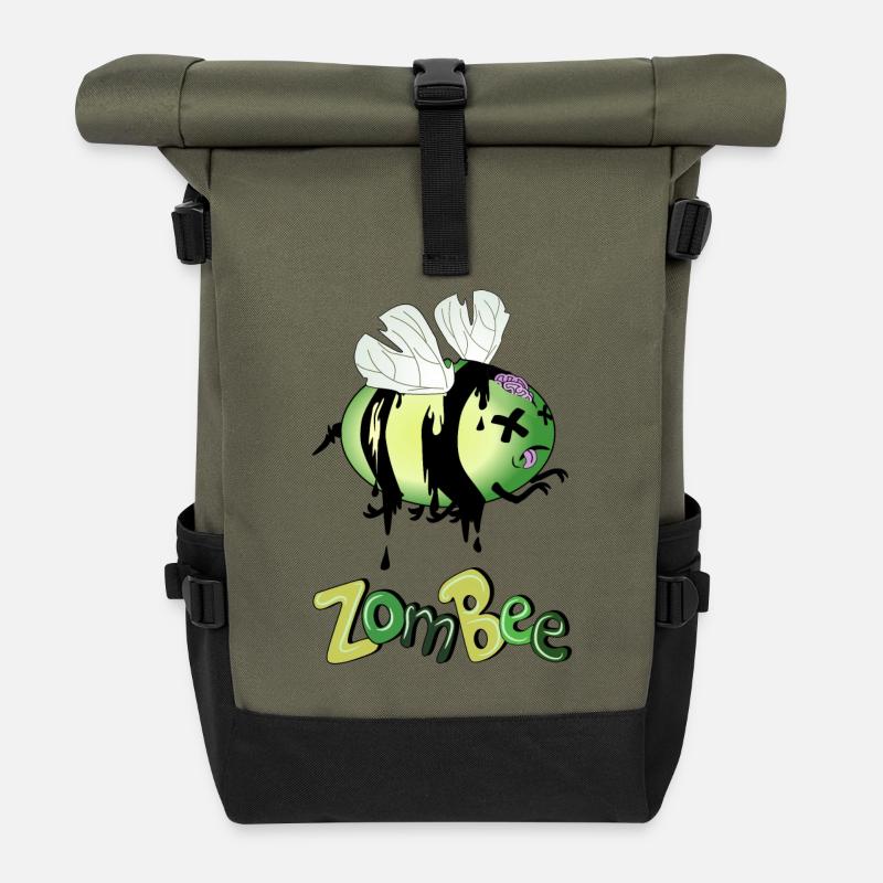 ZomBee - Rolltop Rucksack - Olive/Schwarz