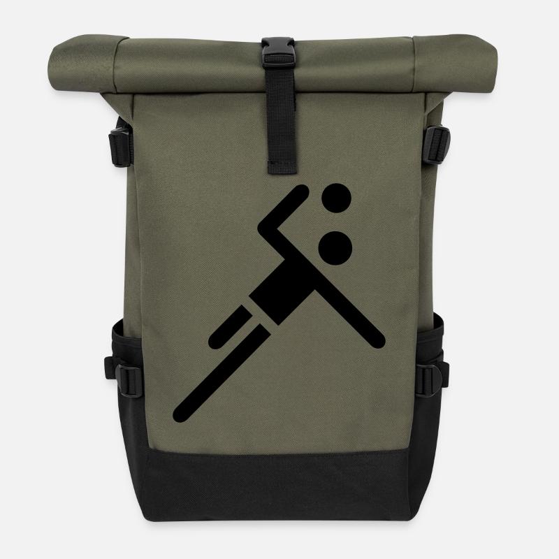 Handball - Rolltop Rucksack - Olive/Schwarz