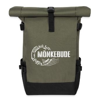 Mönkebude postmark - Roll Top Backpack - olive/black - Front