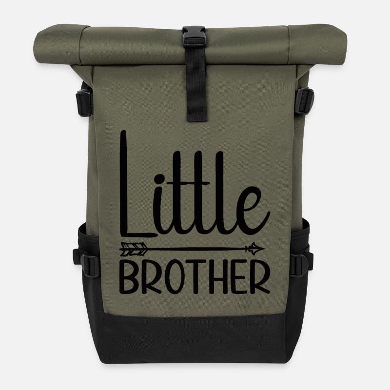 Brüderchen - Rolltop Rucksack - Olive/Schwarz