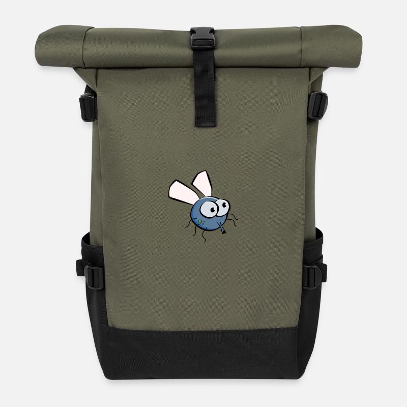 Fliege - Rolltop Rucksack - Olive/Schwarz