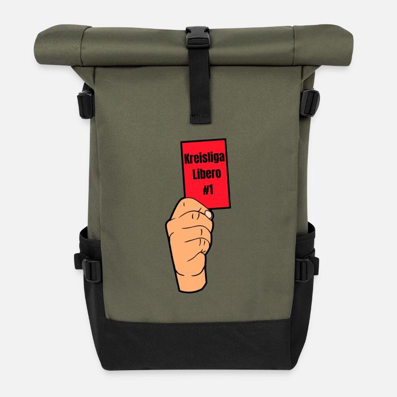 Kreisliga Libero #1 - Rolltop Rucksack - Olive/Schwarz