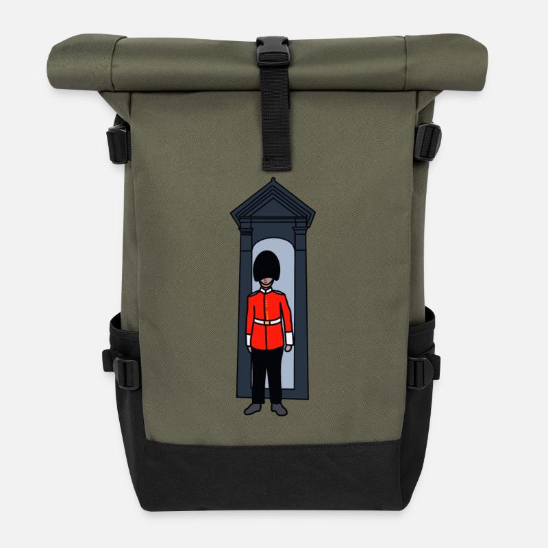 Garde - Sac à dos roll top - olive/noir