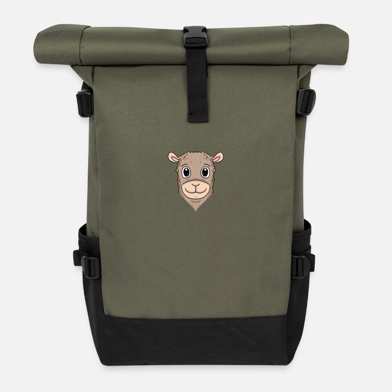 Lama - Rolltop Rucksack - Olive/Schwarz
