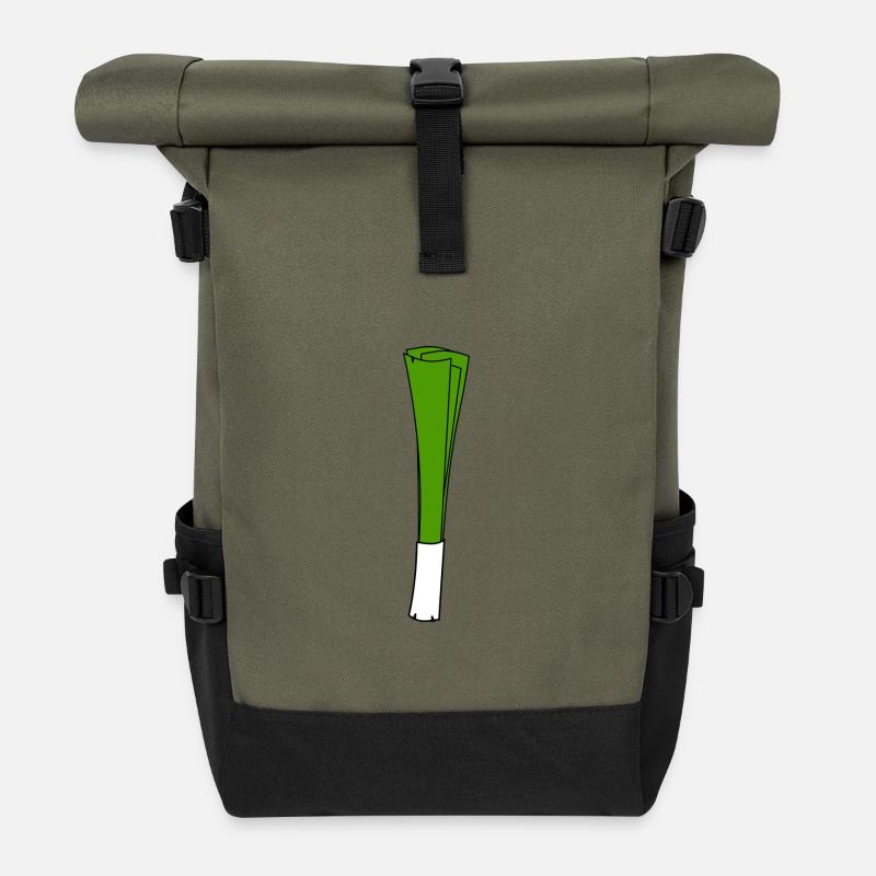 Lauch - Rolltop Rucksack - Olive/Schwarz