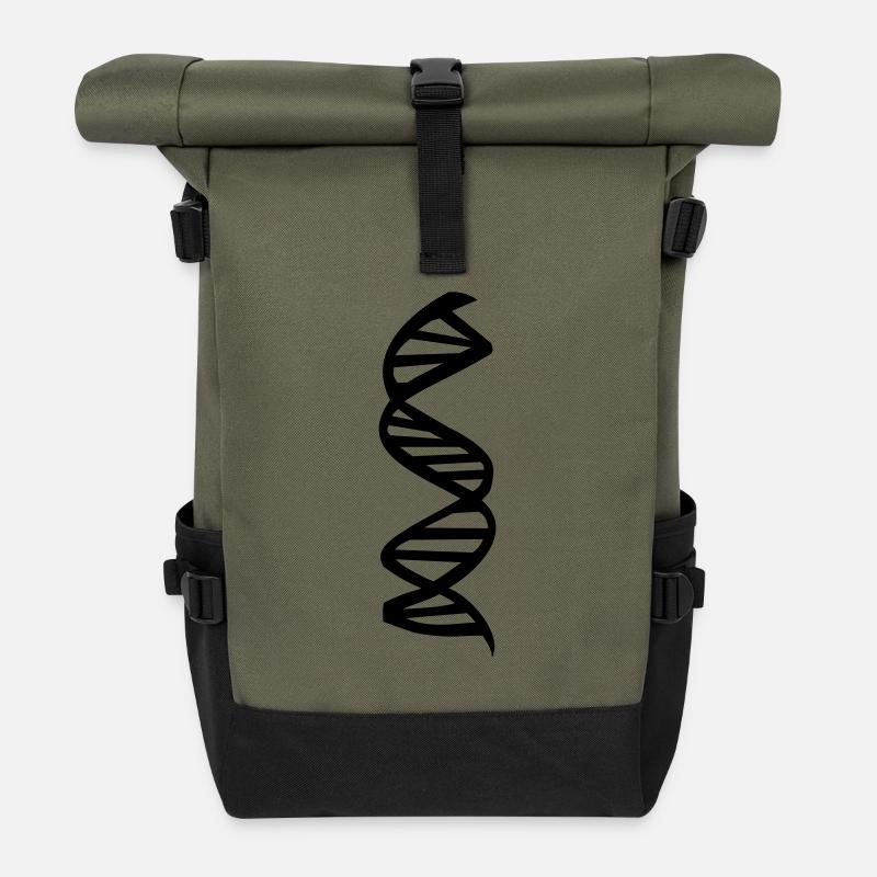 DNA - Rolltop Rucksack - Olive/Schwarz