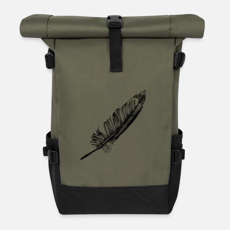Pen - Rolltop Rucksack - Olive/Schwarz