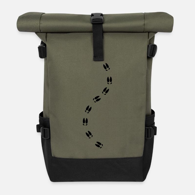 Élan - Sac à dos roll top - olive/noir