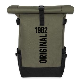 1982 Jubiläumsgeschenk 1982 Limited Edition 1982 - Rolltop Rucksack - Olive/Schwarz - Vorne