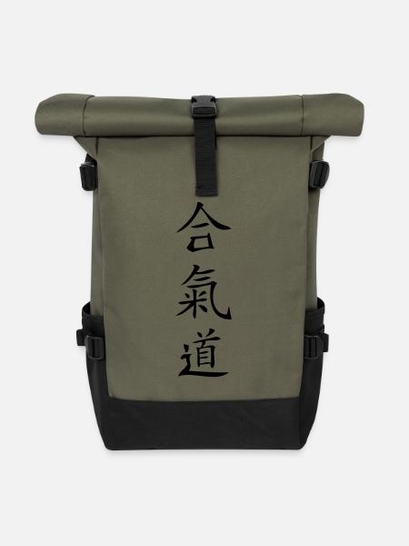 Aikido - Rolltop Rucksack - Olive/Schwarz